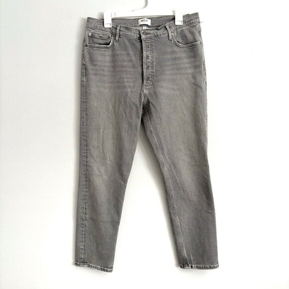 AGOLDE Nico High Rise Button Fly Slim Jeans in Gray Women’s Size 32 - Picture 1 of 9